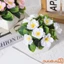1 Hoa Nhân Tạo Trong Chậu Cube Cảm Ứng Thực Vật Giả Nhỏ Hoa Giả Cho Gia Đình Sắp Xếp Hoa