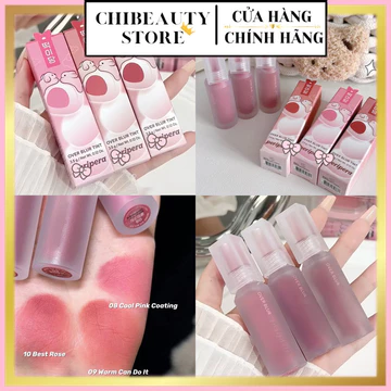 [Màu 01-17] Son kem lì Peripera Over Blur Tint