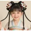 Bé Gái Hanfu Tóc Giả Phong Cách Cổ Một Mảnh Trẻ Em Tóc Giả Túi Cổ Trang Phục Hàng Ngày Bun Tạo Kiểu Tóc Cuộn Dây Mũ Năm Mới