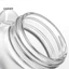 Cốc thủy tinh hình gấu có nắp ống hút 600ml – Cốc Sippy tái sử dụng cho cà phê đá, nước ép, trà sữa; an toàn máy rửa chén, nắp gấu dễ thương