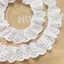 3.5cm Rộng Trắng Nguyên Chất Cotton Thêu Ren Quần Áo Váy Xù DIY Handmade Ren Phụ Kiện 5.7