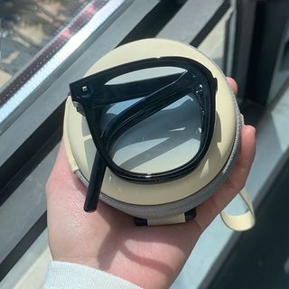 Kính râm nữ có thể gập lại, tia cực tím chống tia cực tím, nhẹ nhỏ, tiện lợi khi mang theo khi lái xe và đi du lịch.