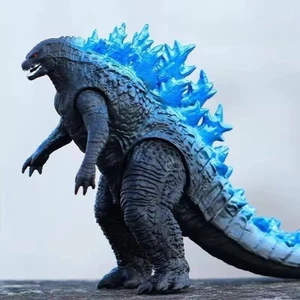 Siêu lớn Trung bình Vụ nổ hạt nhân Godzilla Hình thật Đồ chơi quái vật Godzilla Cao su mềm Trẻ em Mô hình đồ chơi siêu nhân
