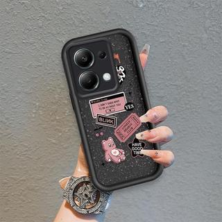 Ốp Lưng Cho Redmi Note 13 Pro 4G 5G POCO M6 Pro 4G Phim Hoạt Hình Silicon Nghệ Thuật Mềm Ốp lưng TPU Gấu Tình Yêu Xu Hướng Mắt Thiên Thần Chống Sốc Ốp Lưng