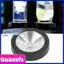 Guansfs Đế lót ly tròn có đèn LED cảm biến 1 chiếc Đế lót ly tròn phát sáng màu trắng cho đồ uống Thanh đèn LED màu đen 3 pin AAA Trang trí bữa tiệc cưới