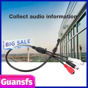 Guansfs Guansfs Zerone Mic Thu Âm Thanh Pre-amp Micro Bộ Thiết Bị Cho Gia Đình Hệ Thống Camera An Ninh Âm Thanh Giọng Nói Màn Hình
