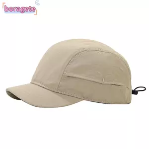 Mũ chống nắng BORAGETE, Mũ bóng chày ngắn vành Cotton, Mũ chống nắng khô nhanh có thể điều chỉnh thời trang Mũ Snapback nam nữ