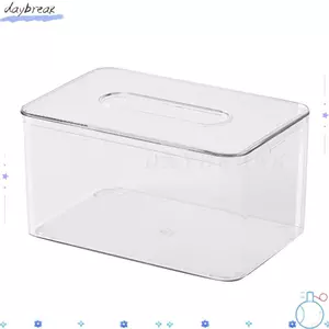 Hộp đựng khăn giấy DAYBREAK, Hộp đựng khăn giấy hình chữ nhật đa chức năng, Tiết kiệm không gian hiện đại Bảo quản khăn ăn tối giản tại nhà