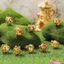 Vàng Thật Mạ Điện Cát Vàng Dòng Chó Con Chuyển Hạt Vòng Tay Miếng Đệm Hạt Vòng Tay Rời Hạt diy Phụ Kiện Trang Sức