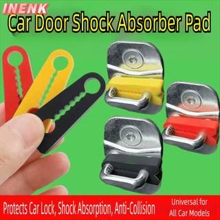 INENK 4 Chiếc Khóa Cửa Ô Tô Âm Thanh Deadener Đệm, Con Dấu Giảm Sốc Bảo Vệ Khóa Cửa Ô Tô, Silicone Bền Cách Âm Giảm Chấn Khóa Cửa Đệm Để Đóng Yên Hơn