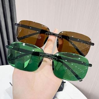 Bảo vệ tia cực tím Kính râm vuông không khung hợp thời trang Unisex Khung nhẹ cho du lịch hàng ngày Quà tặng sắc thái mùa hè