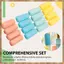 16 Vỏ chai silicon, Du lịch cần thiết cho nữ, Đồ vệ sinh cỡ hành lý du lịch, Tay áo thun để chống rò rỉ