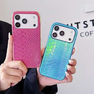 Ốp điện thoại doanh nhân cao cấp họa tiết cá rắn đầy màu sắc cho iPhone 17 16 15 14 13 12 11 Pro Max