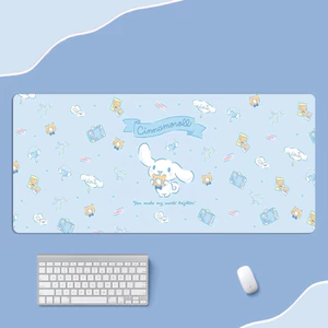 thảm lót chuột cinnamoroll cỡ lớn sanrio dễ thương thảm trải bàn làm việc học tập chống trượt decor bàn máy tính học sinh