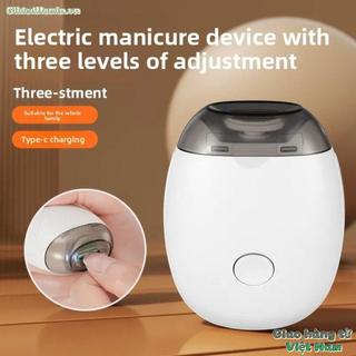 [Vận chuyển nhanh] Máy mài điện 2-in-1 GILDEDHOMIN có đèn LED, cắt tỉa tự động, sạc lại, chăm sóc móng