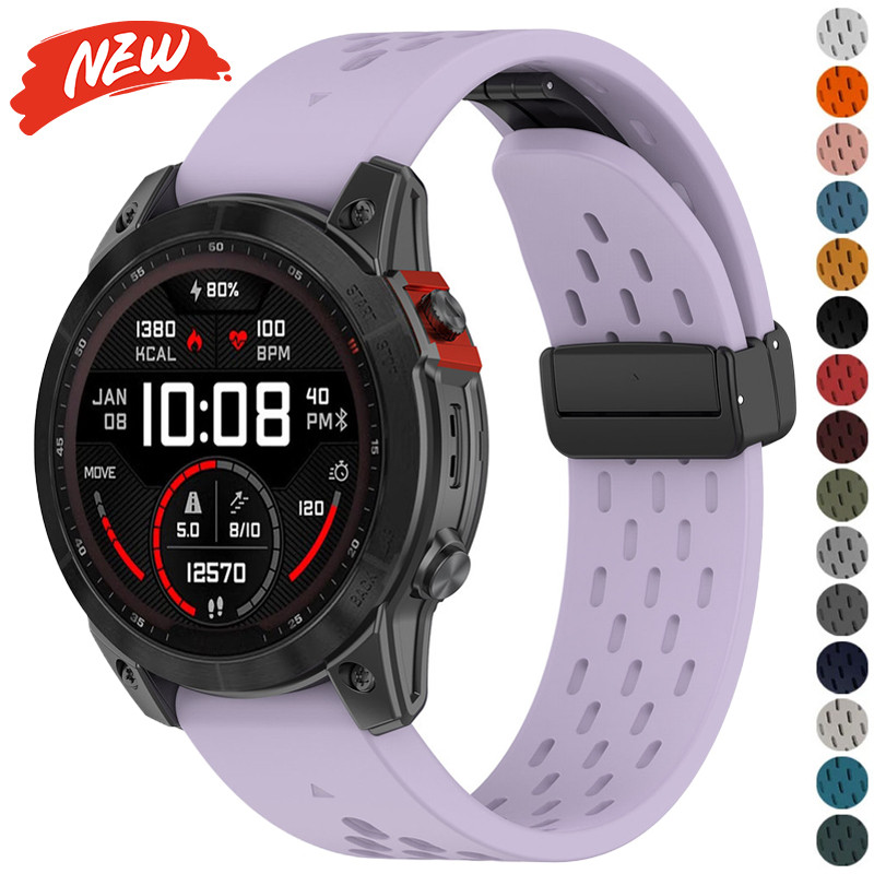Dây đeo vừa vặn nhanh 26mm 22mm 20mm cho Garmin Fenix 8 7X 7 Pro Fenix 6X 6 5X 5Plus Tactix 7 Forerunner 965 955 dây đeo silicon