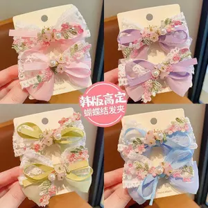 Trẻ Em Kẹp Tóc Trẻ Em Ngọc Trai Nơ Kẹp Tóc Siêu Cổ Tích Kẹp Trẻ Em Mũ Có Thể Công Chúa Kẹp Tóc Phụ Kiện Tóc 26.4.20
