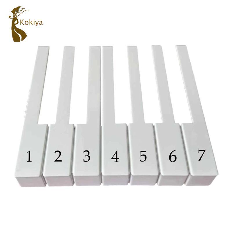 Bàn phím đàn piano Bộ nắp chìa khóa màu trắng Phụ kiện đàn piano chuyên nghiệp để sửa chữa thẳng đứng dọc