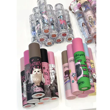 [Hàng có sẵn] FLORTTE / Flower Lolia Lip Glaze Monster Meria Milk Cake Lip Cream Lip Gloss Lip Gloss Lip Mud Fine Flashing