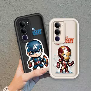 Áp dụng cho VIVO Y19S Pro Y29 4G Ốp điện thoại mềm silicon hoạt hình TPU Captain America Iron Man Angel Angel Eye Eye Ốp lưng chống sốc