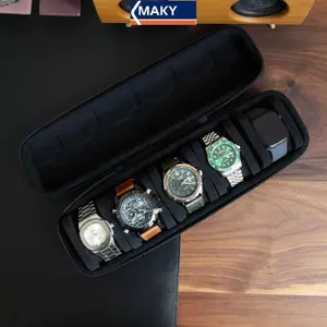 MAKY Hộp Đồng Hồ Tổ Chức Dành Cho Nam Hoặc Nữ Đồng Hồ Du Lịch Hộp Đựng Di Động Lưu Trữ Đồng Hồ Hiển Thị Giá Đỡ Cho Đồng Hồ Đeo Tay Và Đồng Hồ Thông Minh VN