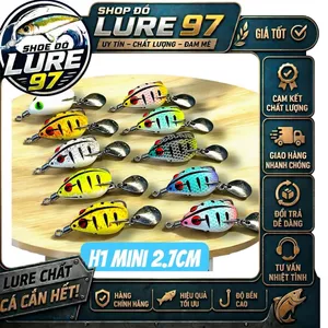 Nhái Hơi Thái Lan Chado H1 Mini 2.7cm 6g Action Nổi Lưỡi BKK Siêu Nhạy Chuyên Câu Lure, Cá Lóc, Cá Chẽm