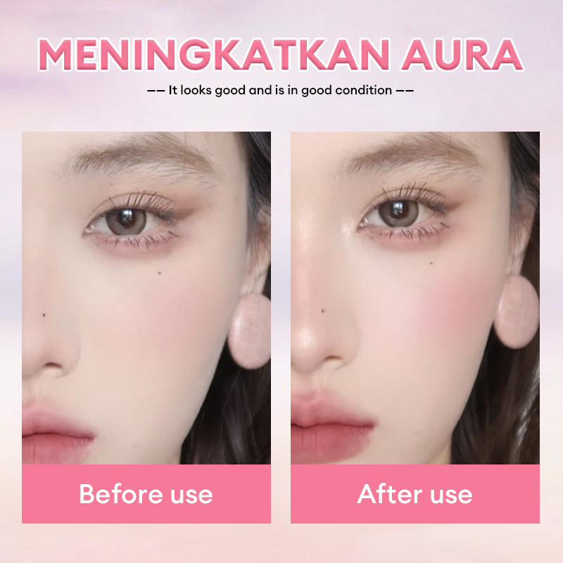 【Roshy】🍧Phấn Má Hồng  4 ô Nhũ Sáng Highlight Trang Điểm Tích Hợp Phấn Mắt Nhũ Lì bền màu