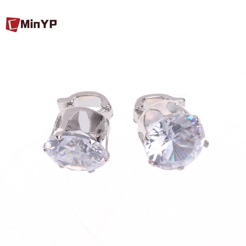 CMinYP 1 Cặp Kẹp Kim Cương Giả Có Thể Tháo Rời Trên Tai Nghe Nhét Tai Mở Phụ Kiện Tai DIY Trang Sức Thời Trang Để Nâng Cấp Tai Nghe Của Bạn Vinh Quang