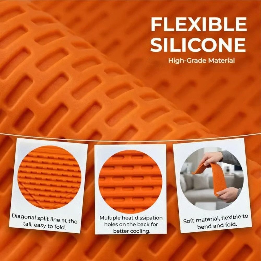 Giá đỡ điện thoại silicon có thể gập lại HWAIDY, Giá đỡ silicon biến dạng linh hoạt di động nhiều góc, Giá đỡ điện thoại có thể điều chỉnh đa năng chống trượt có thể uốn cong để bàn