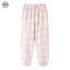 Phong Cách Nhật Bản Phong Cách Muji / Sợi Đôi Dài Kẻ Sọc Dây Rút Quần Pyjama / Nam Nữ Cotton Nguyên Chất Mỏng Phong Cách Có Thể Mặc Ngoài Quần Rời Nhà