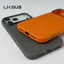 Ốp Lưng Likgus Da PU Cho iPhone 17 Pro Max - Viền Camera Khung Nổi, Sạc Từ Tính, Chống Sốc Sang Trọng