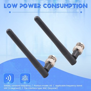 2 Ăng Ten UHF Có Đầu Nối BNC Cho EW100 EW300 EW500 G3 Evolution G3 Series Thu Micro Không Dây