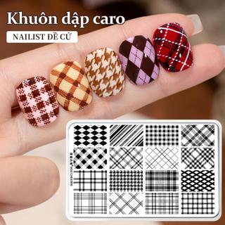 Miss Gooey Lưới Mới Dòng Pháp Dập Móng Tay Tấm Cho Móng Tay Nghệ Thuật Trang Trí Chuyển Hoa Văn Khuôn Công Cụ Với Dập Thiết Kế Mẫu