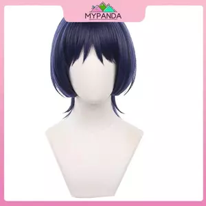 MYPANDA Tóc giả cosplay Scaramouche/Genshin Impact, chất liệu tổng hợp chịu nhiệt, phù hợp cho nhân vật Wanderer.
