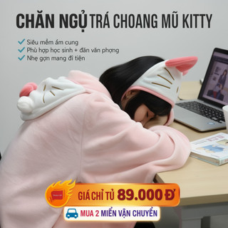 Có Mũ Trùm Đầu Chăn Sang Trọng Mềm Mại Ấm Áp Dễ Thương Anime Ngủ Khăn Choàng Văn Phòng Ngủ Ký Túc Xá Phòng Khách Ấm Áp Ném