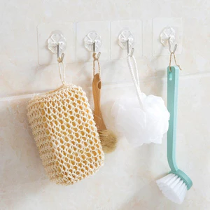 Bộ 50 Móc Dán Tường Siêu Dính, Trong Suốt Chịu Lực Tốt Treo Tường Chắc Chắn