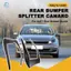 Dành Cho -Golf 7 MK7 GTD 2012-2015 Phía Sau Cản Bộ Chia Canard Đèn Sương Mù Ánh Sáng Lỗ Thông Khí Bên Viền Bao Da Sáng Đen