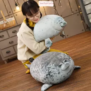 ITRUMPET Seal Đồ chơi sang trọng, Gối mềm mại dễ thương, Bông PP hợp thời trang Mũm mĩm Quà tặng lớn cho bé trai bé gái Người lớn