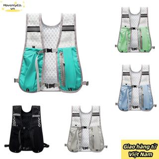 Áo Vest Chạy Bộ và Đi Xe Đạp Havenlyco - Nylon Chống Thấm Nước, Phản Quang, Có Giá Dỡ Điện Thoại
