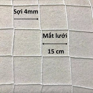 Lưới chắn container, lưới bảo vệ hàng hóa, chắn trước cửa thùng xe tải, lưới chùm hàng (2.4m x 2.6m)