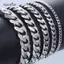 AqToCna Vòng Tay Dây Xích Steel Classic, Thép Không Gỉ, Kích thước 3/5/7/9 mm - Quà Tặng Thời Trang