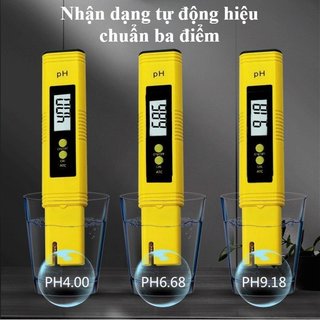 Máy đo PH kỹ thuật số Máy kiểm tra nước Đèn nền LCD Chính xác nhanh Hiệu chỉnh ATC Bể cá thủy canh