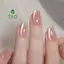 30 Chiếc Đầu Móng Tay Giả Thời Trang Có Thể Đeo Móng Tay Giả Đơn Giản Full Cover Bấm Vào Móng Tay DIY Mặc Dụng Cụ Làm Móng Tay [Mới]