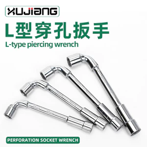 Nhà Máy Cung Cấp Cờ Lê Ổ Cắm Hình Chữ L 7 Hình Xô Hai Đầu Khuỷu Tay Bên Ngoài Cờ Lê Lục Giác Đục Lỗ Cờ Lê DVRS
