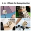 Quạt Mini Kẹp CATMALLER88, Quạt Kẹp Eo 3 Tốc Độ Đa Năng, Di Động 360° Quạt điện có thể sạc lại tiếng ồn thấp có thể xoay được cho ô xe đạp