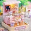 520 Smart Fun House diy Handmade Quà Tặng Happy One Pavilion Lắp Ráp Đồ Chơi Mô Hình Sáng Tạo Quà Tặng Sinh Nhật Cô Gái 0429