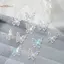 TRTR 5 Chiếc Bướm Nhiều Màu Sắc Hợp Kim Phụ Kiện Móng Tay Hai Lớp 3D Rỗng Bướm Khoan Móng Tay Trang Trí Mặt Dây Chuyền DIY Phụ Kiện VN