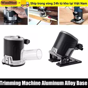 Đế định tuyến WOODNEST, Đế cắt phay hợp kim nhôm, Bộ phận dụng cụ điện bền bỉ Dụng cụ chế biến gỗ Giá đỡ phay