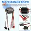 Bộ điều khiển tốc độ động cơ chải RC Hobby 60A ESC với 2A BEC Bàn chải 6-12V điện áp cao cho RC Ship & RC Car ESC, B