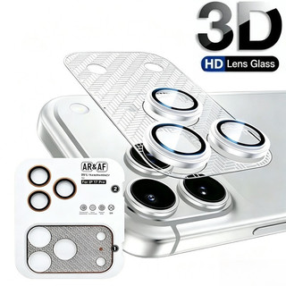 Dành Cho iPhone 17ProMax 17Pro 17PM 3D Vòng Kim Loại Ống Kính Máy Ảnh Kính Cường Lực Dành Cho iPhone 17 Pro Max Điện Thoại Mặt Sau Ống Kính Máy Ảnh Vòng Kim Loại HD Bảo Vệ
